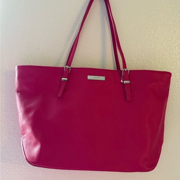 Nine West Fuchsia Tote Bag - Picture 1 of 6